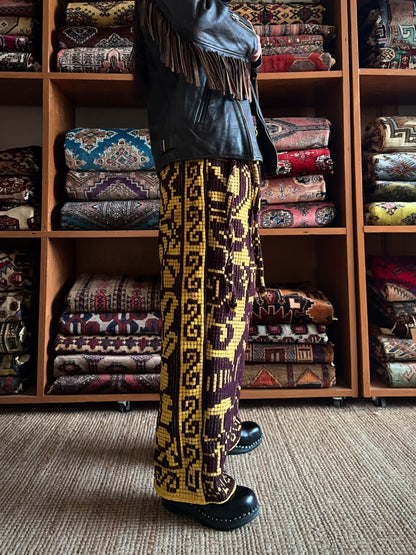 old coverlet tuck wide pants