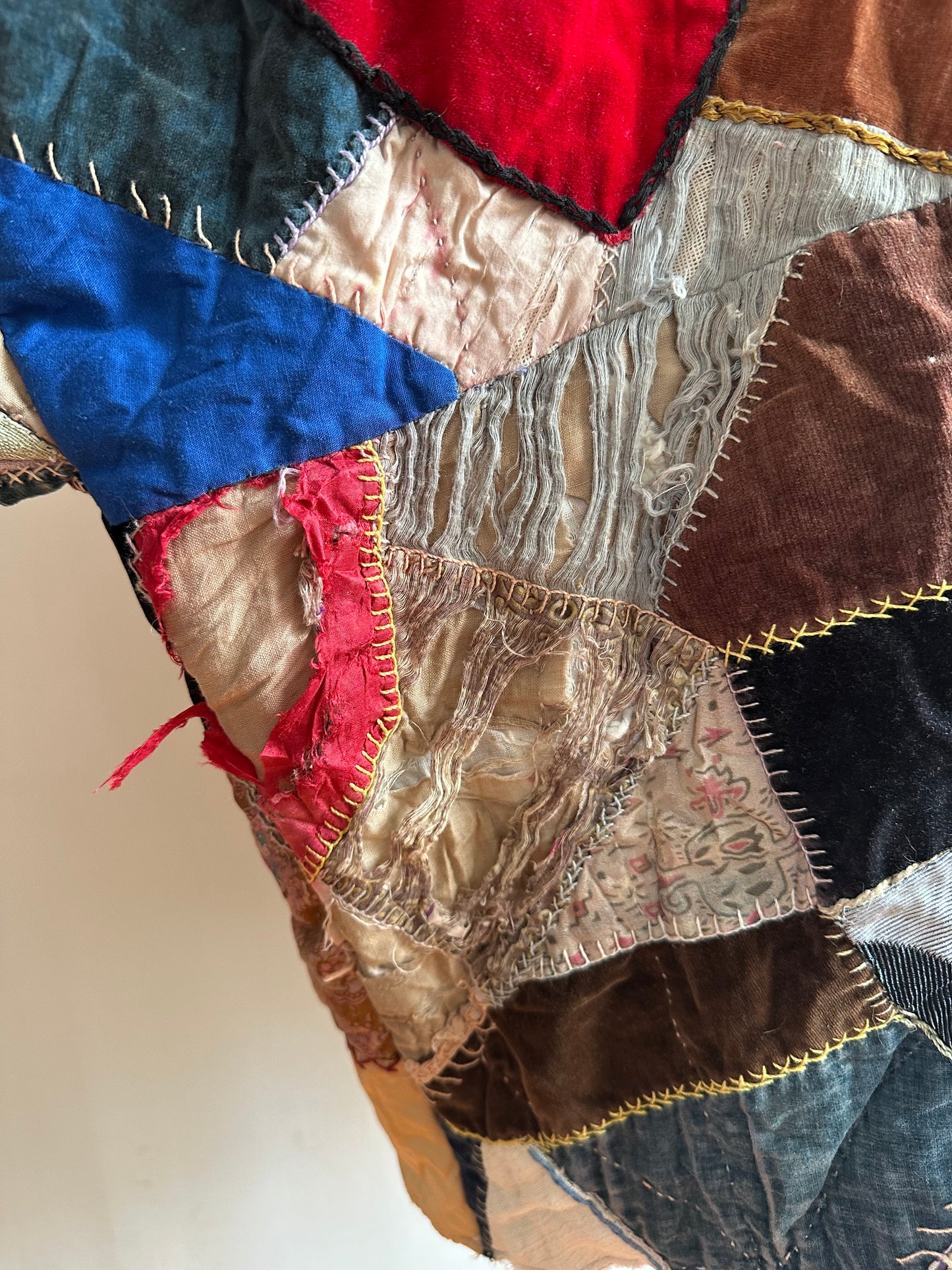 old quilt crazy parka