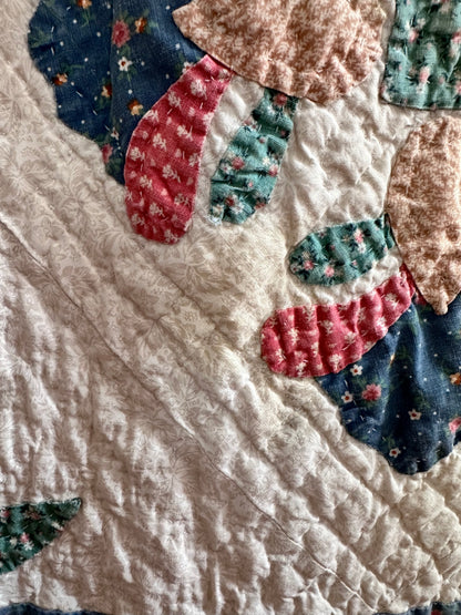 old quilt many tuck pants