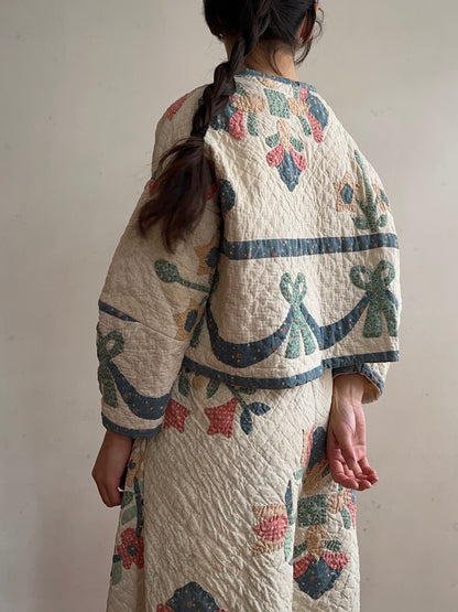 old quilt lantern tops