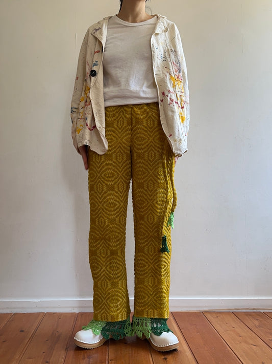 old coverlet slim flare pants / gold
