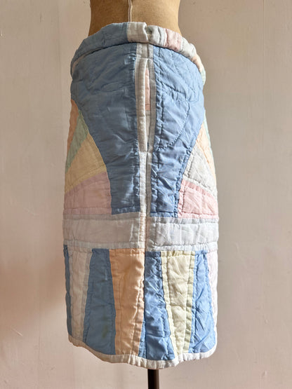 old quilt short pants