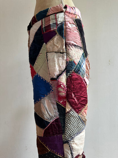 old quilt crazy slim pants