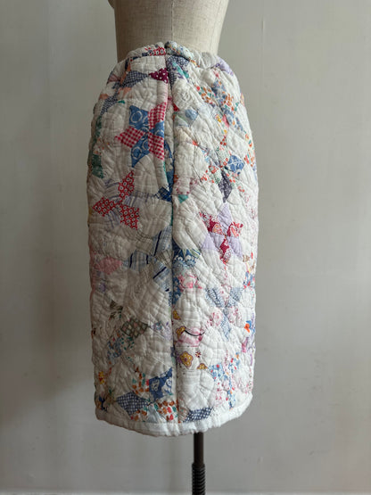 old quilt short pants
