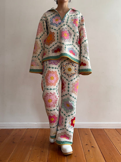 old quilt sailor shirt