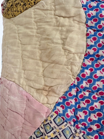 antique quilt short pants