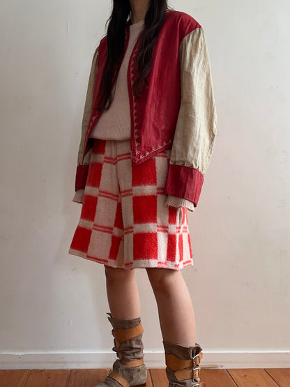 old blanket short pants