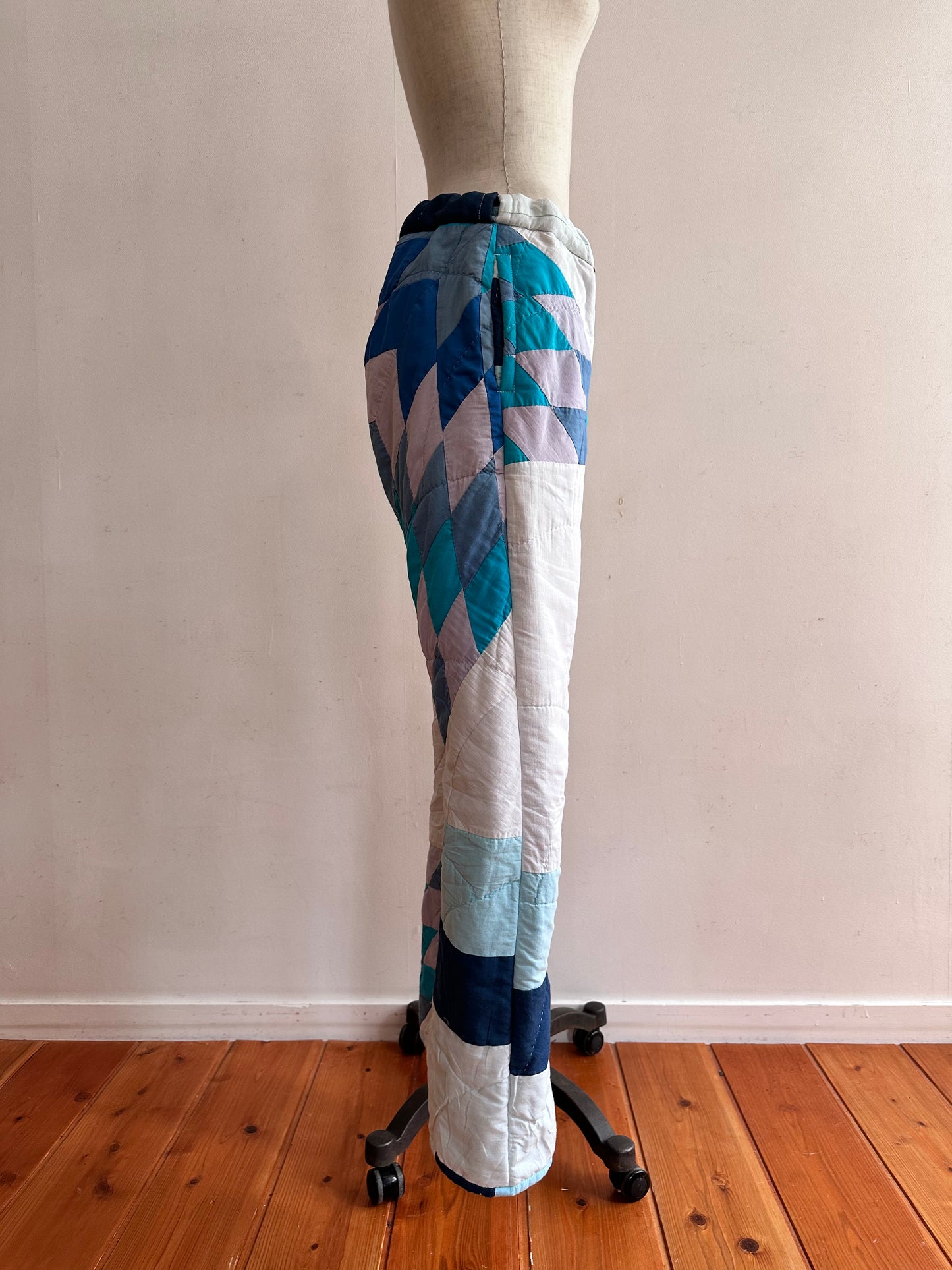 old quilt slim pants