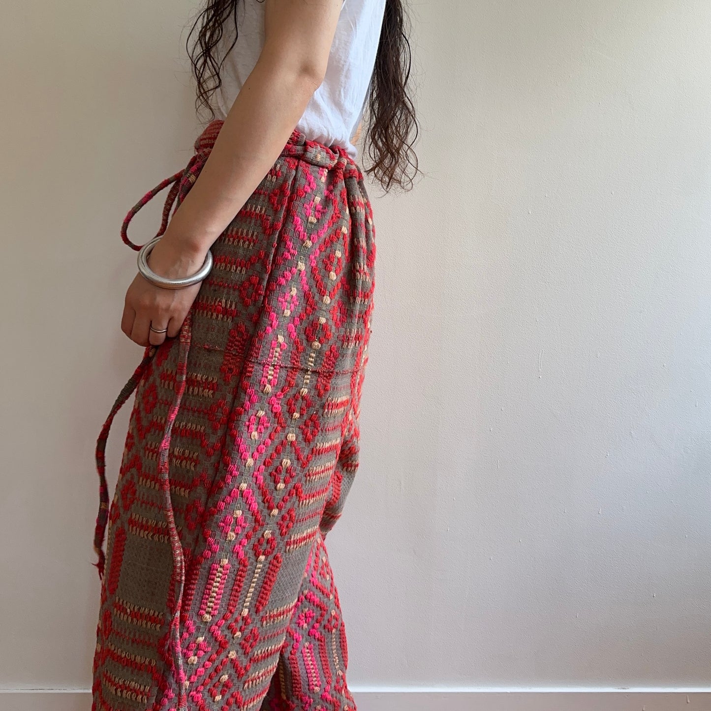 old coverlet tuck wide pants