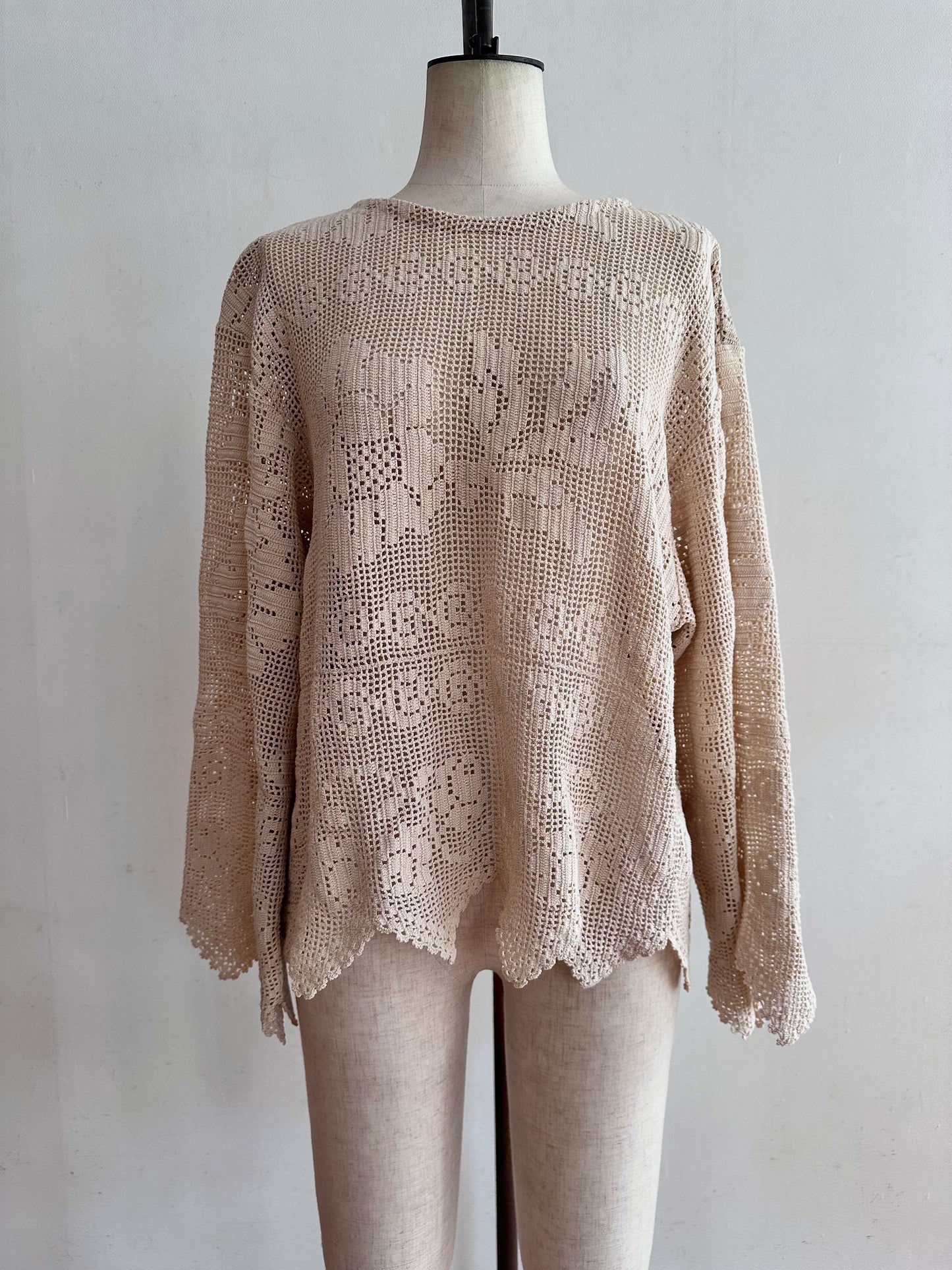 old crochet lace sailor shirts