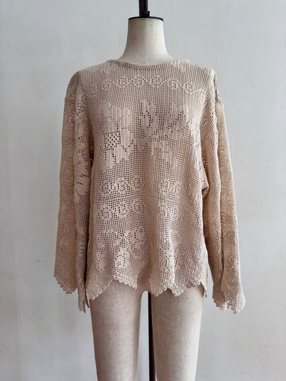 old crochet lace sailor shirts
