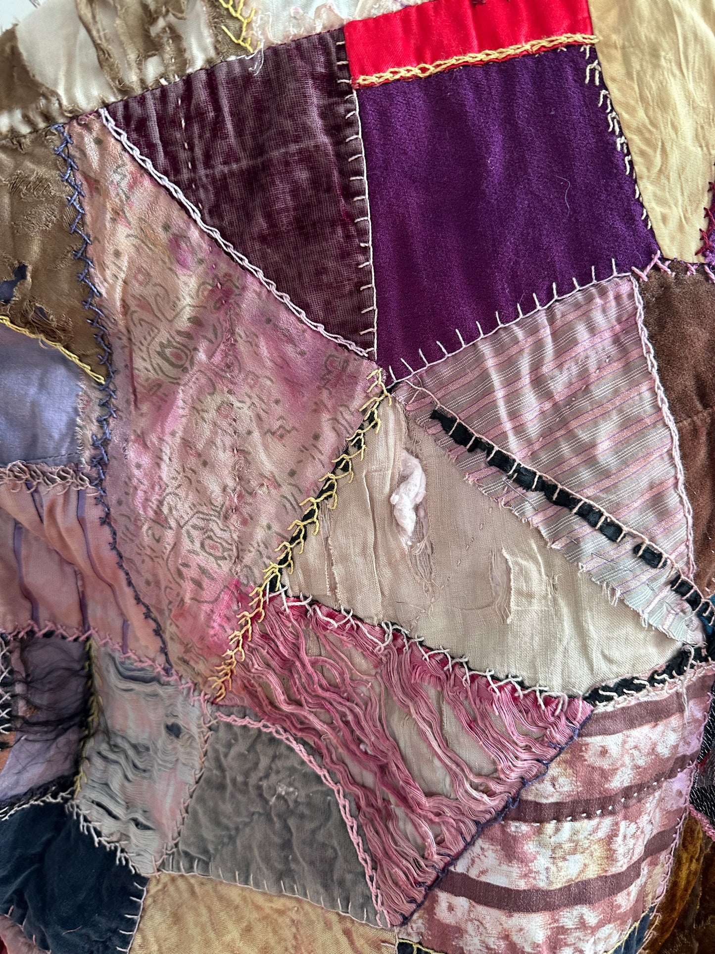 old quilt crazy parka