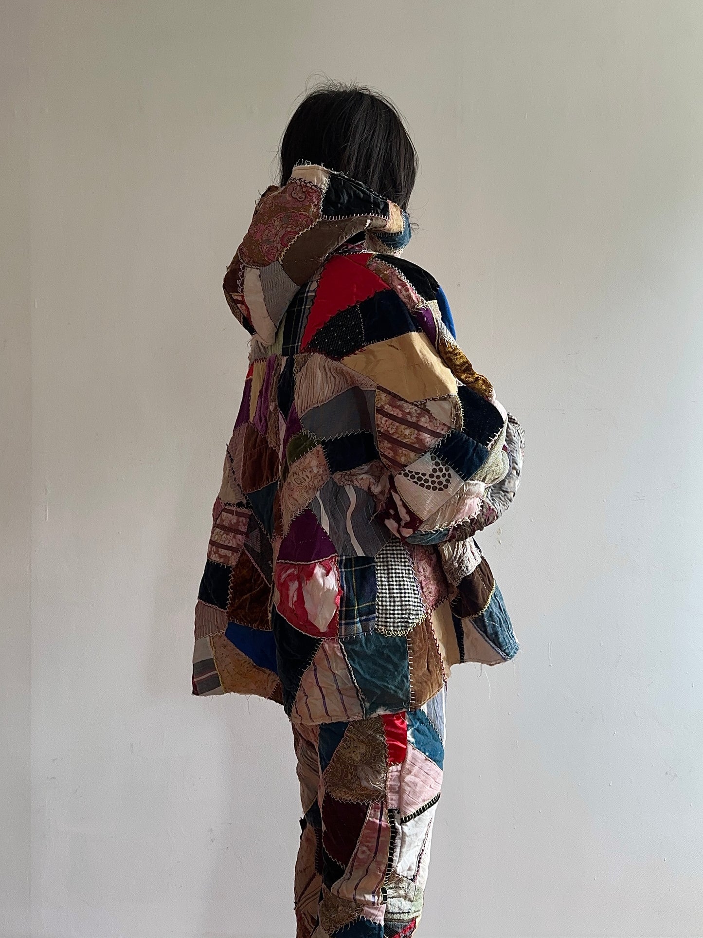 old quilt crazy parka