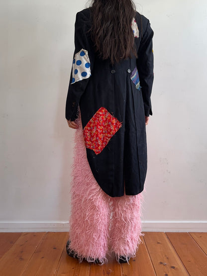 old fur pants / pink