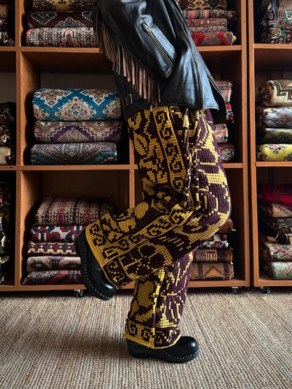 old coverlet tuck wide pants