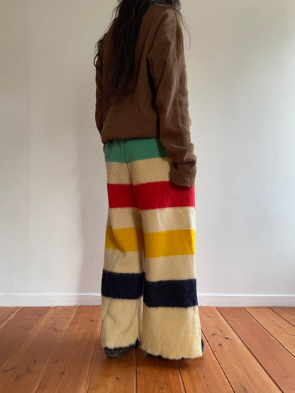 old blanket tuck wide pants