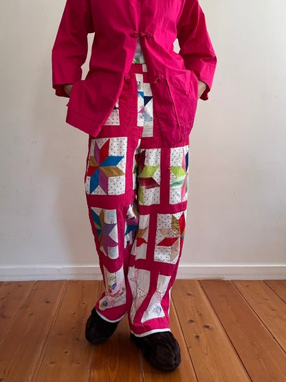 old quilt pants