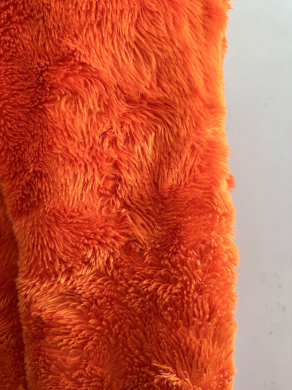 old fur pants /orange