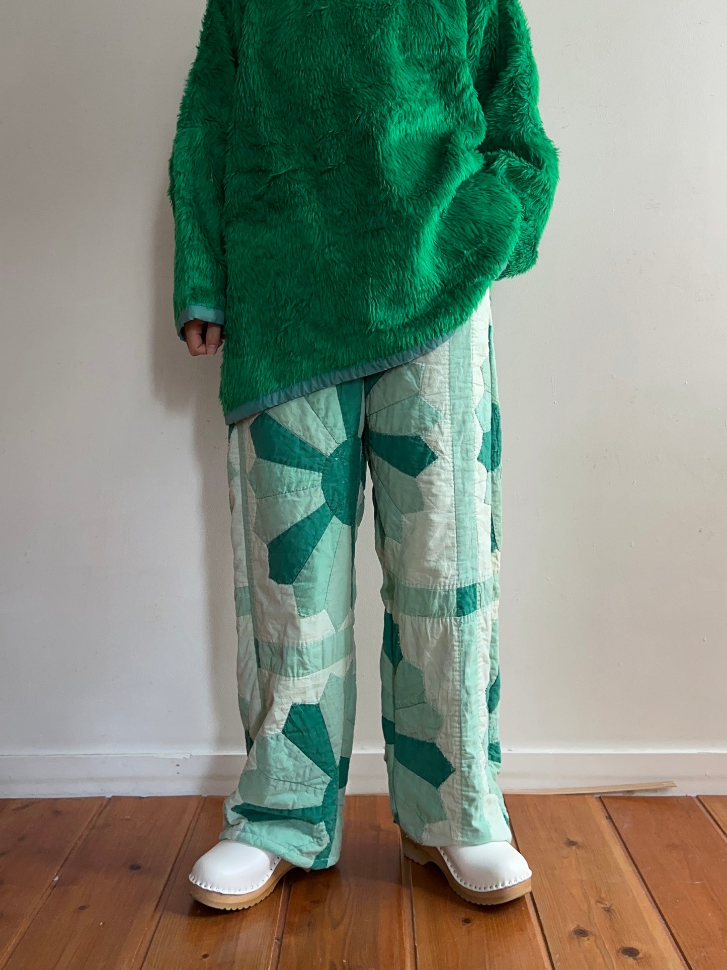 old quilt pants “boro”