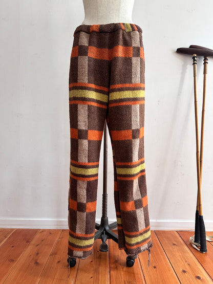 old blanket slim flare pants
