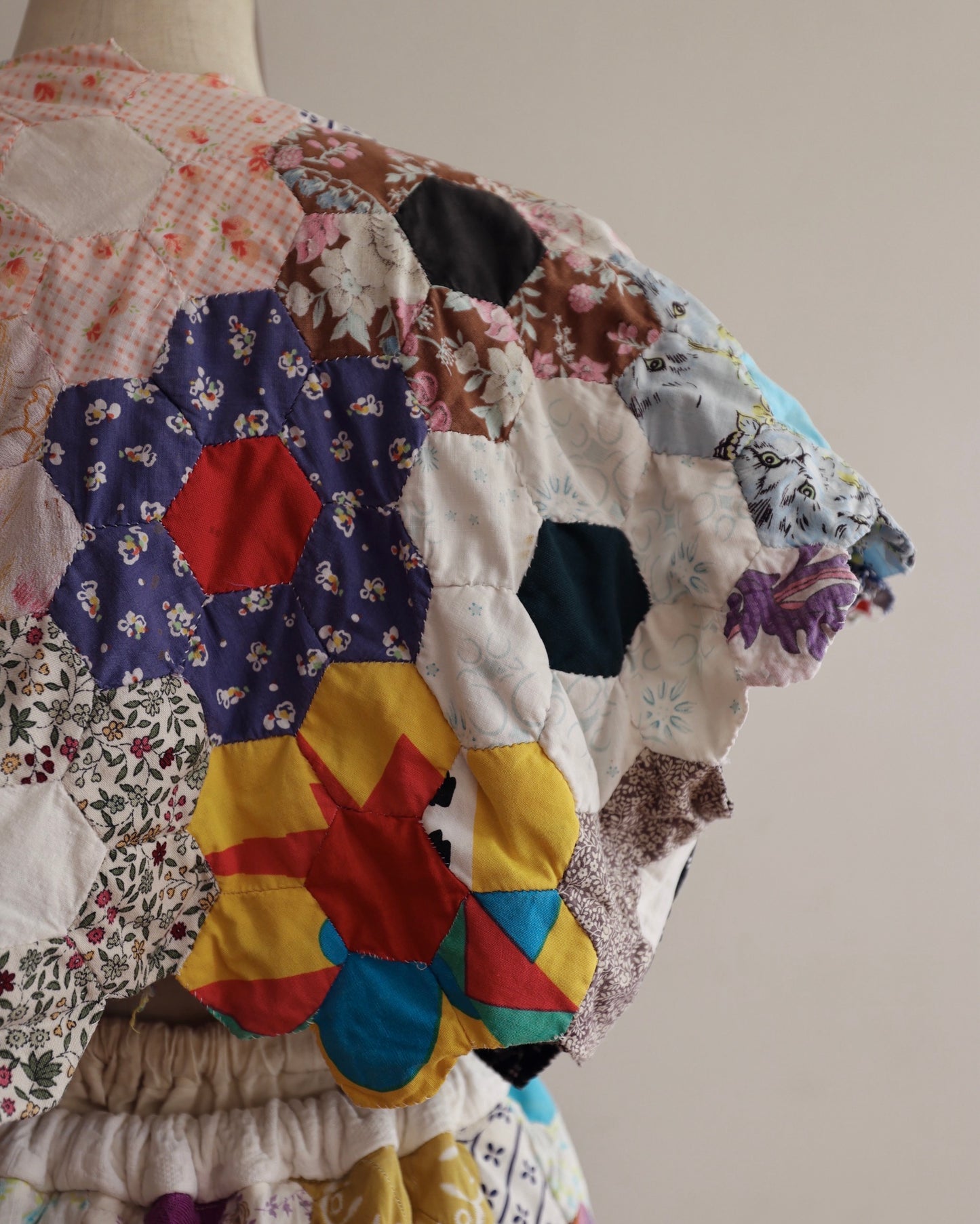 old quilt double face bloomin' two piece