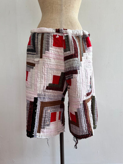 old quilt half pants