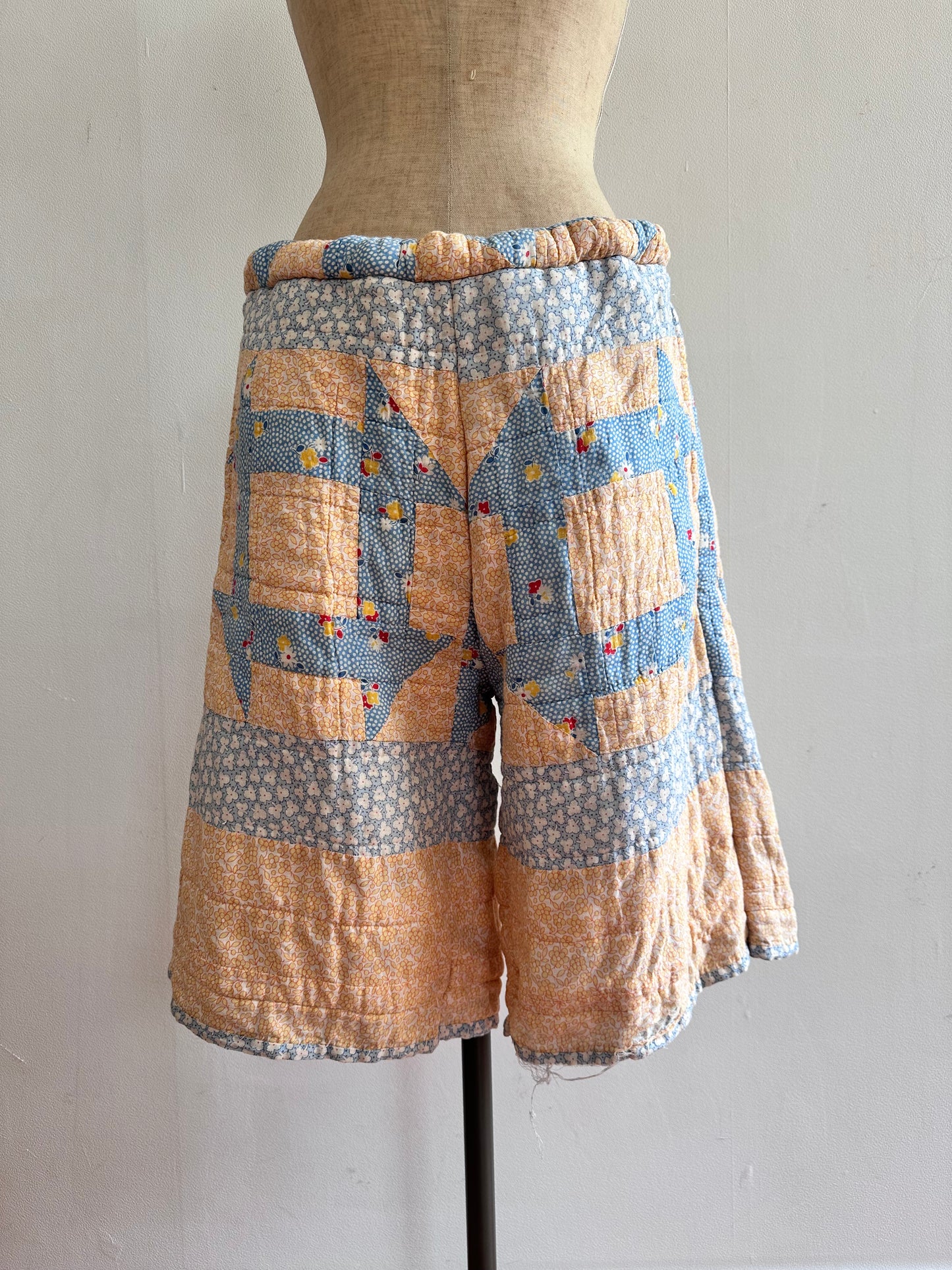 old quilt half pants