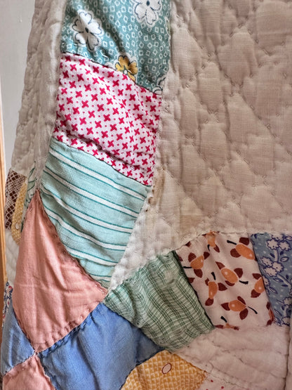 old quilt tuck short pants