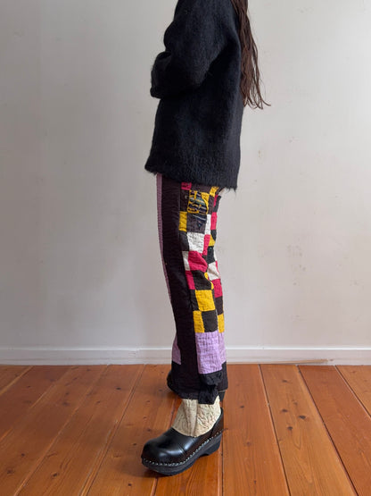 old quilt slim pants