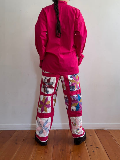 old quilt pants