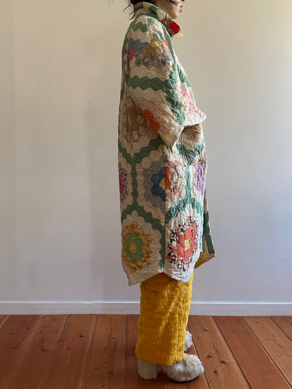 old quilt coat