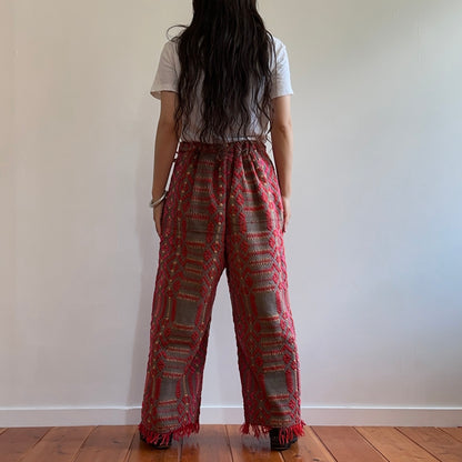 old coverlet tuck wide pants