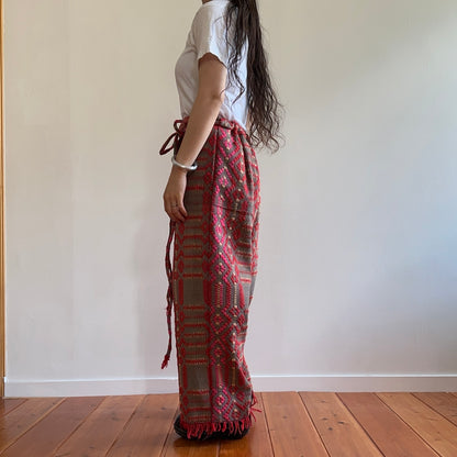 old coverlet tuck wide pants