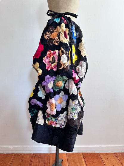 old quilt little change skirt