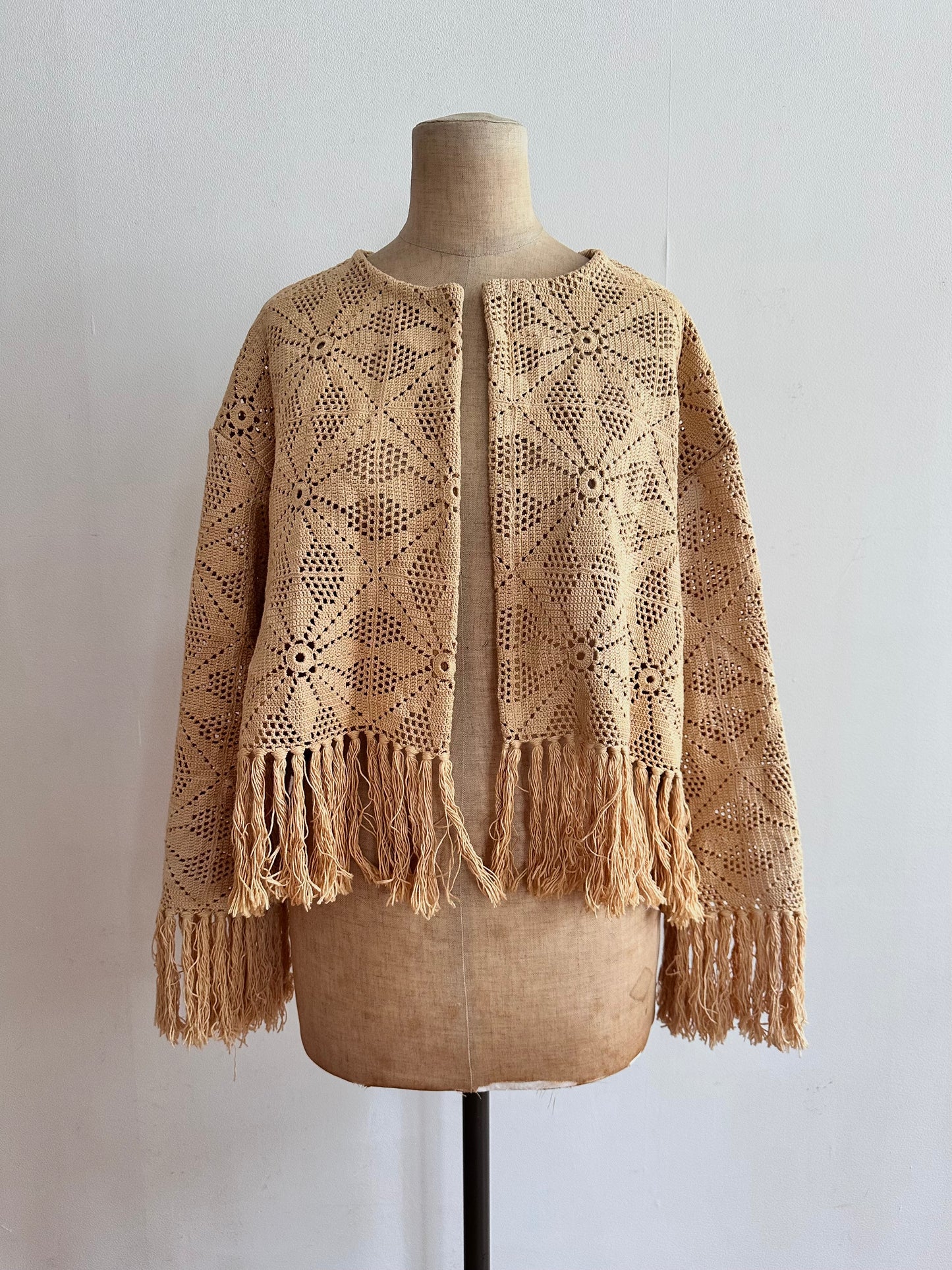 old crochet lace little jacket