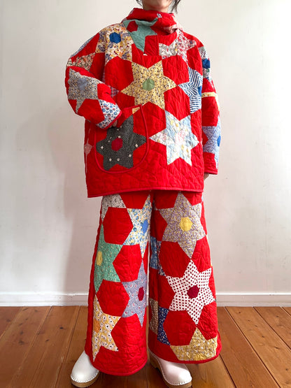 old quilt parka