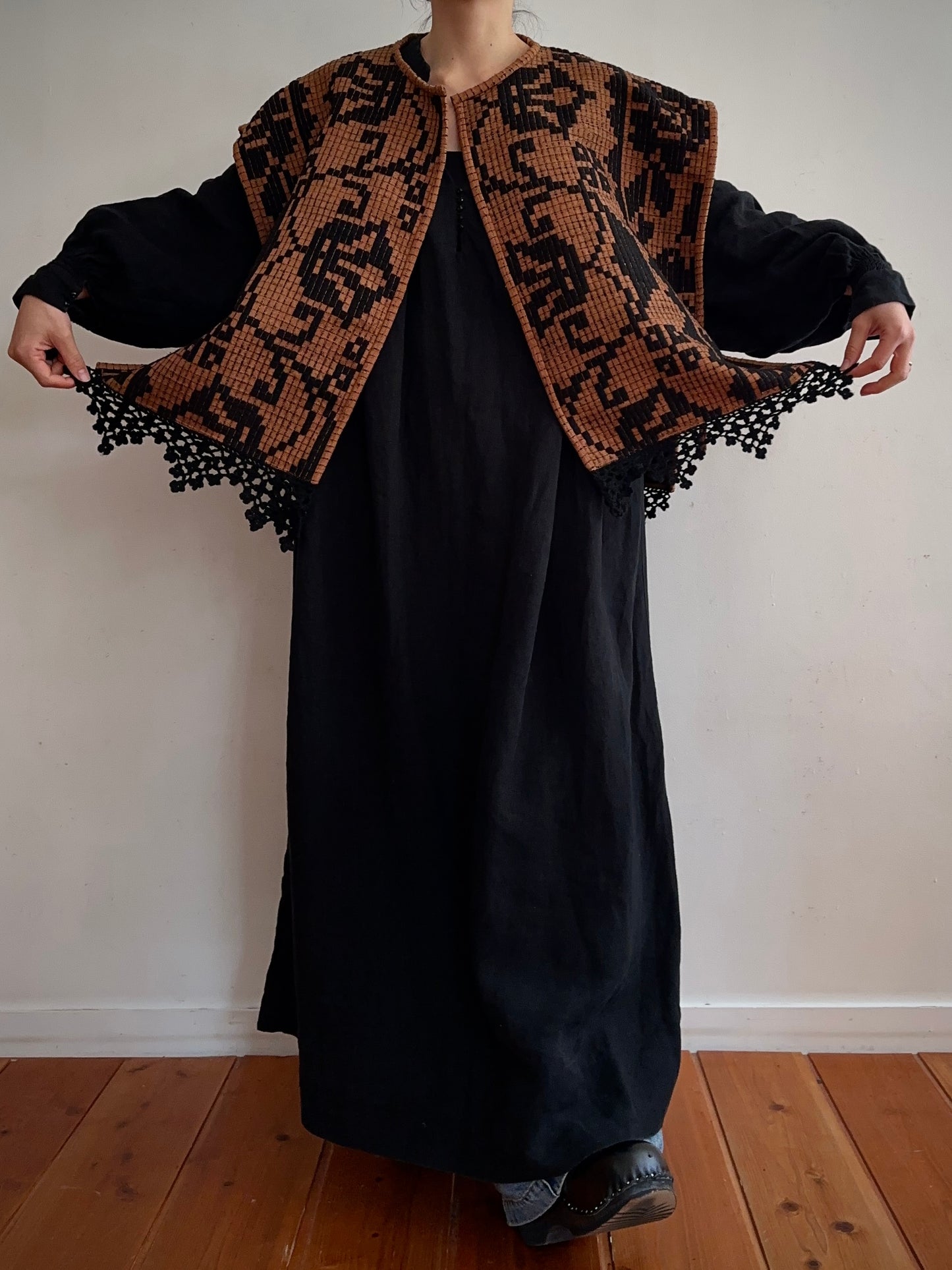 old coverlet wide vest