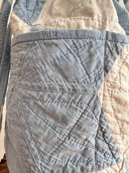 old quilt pocket bag