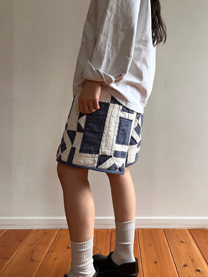 old quilt short pants