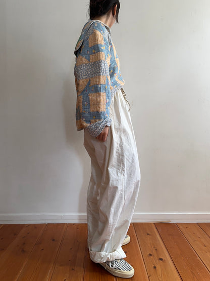 antique quilt sailor shirt