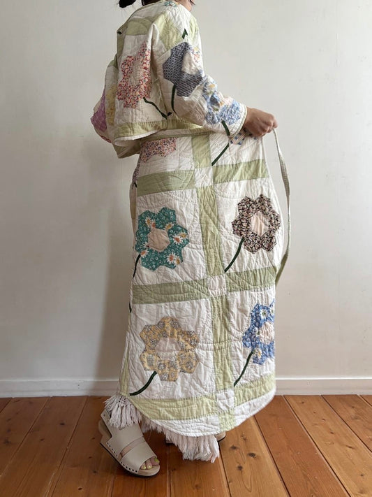 old quilt wrap skirt