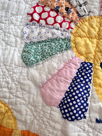 old quilt parka