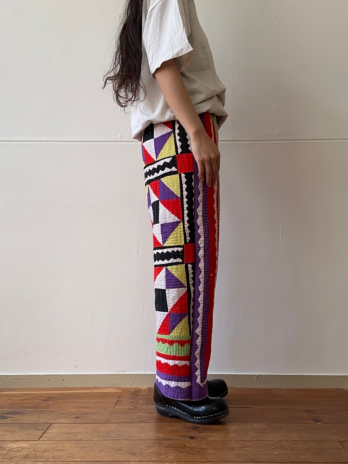 old quilt pants