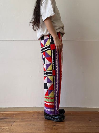 old quilt pants