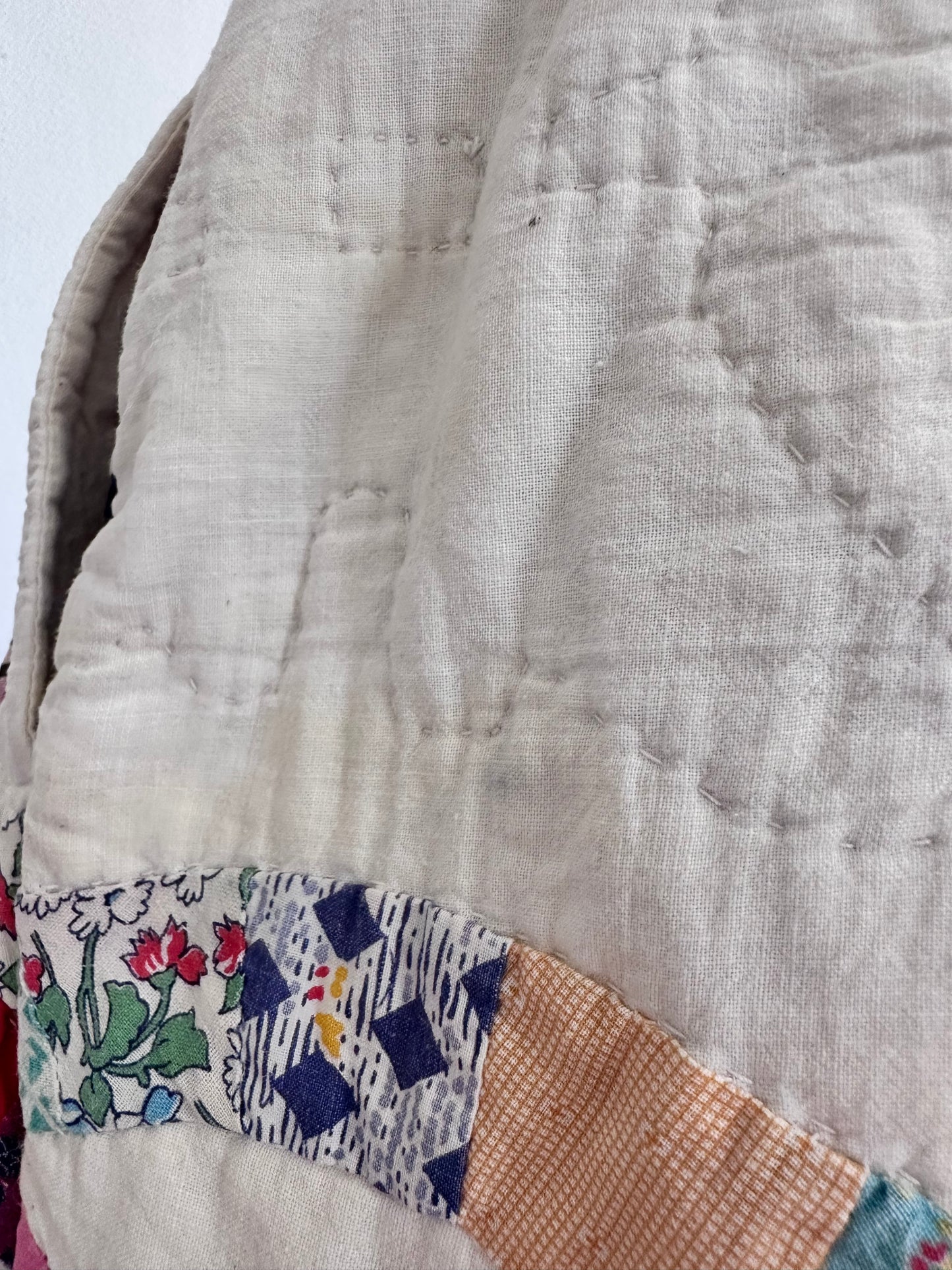 old quilt tuck short pants