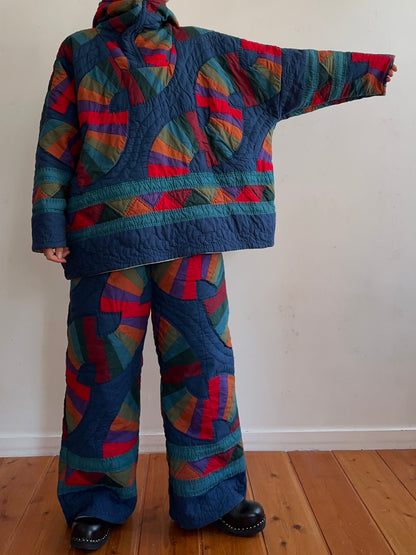 old quilt parka
