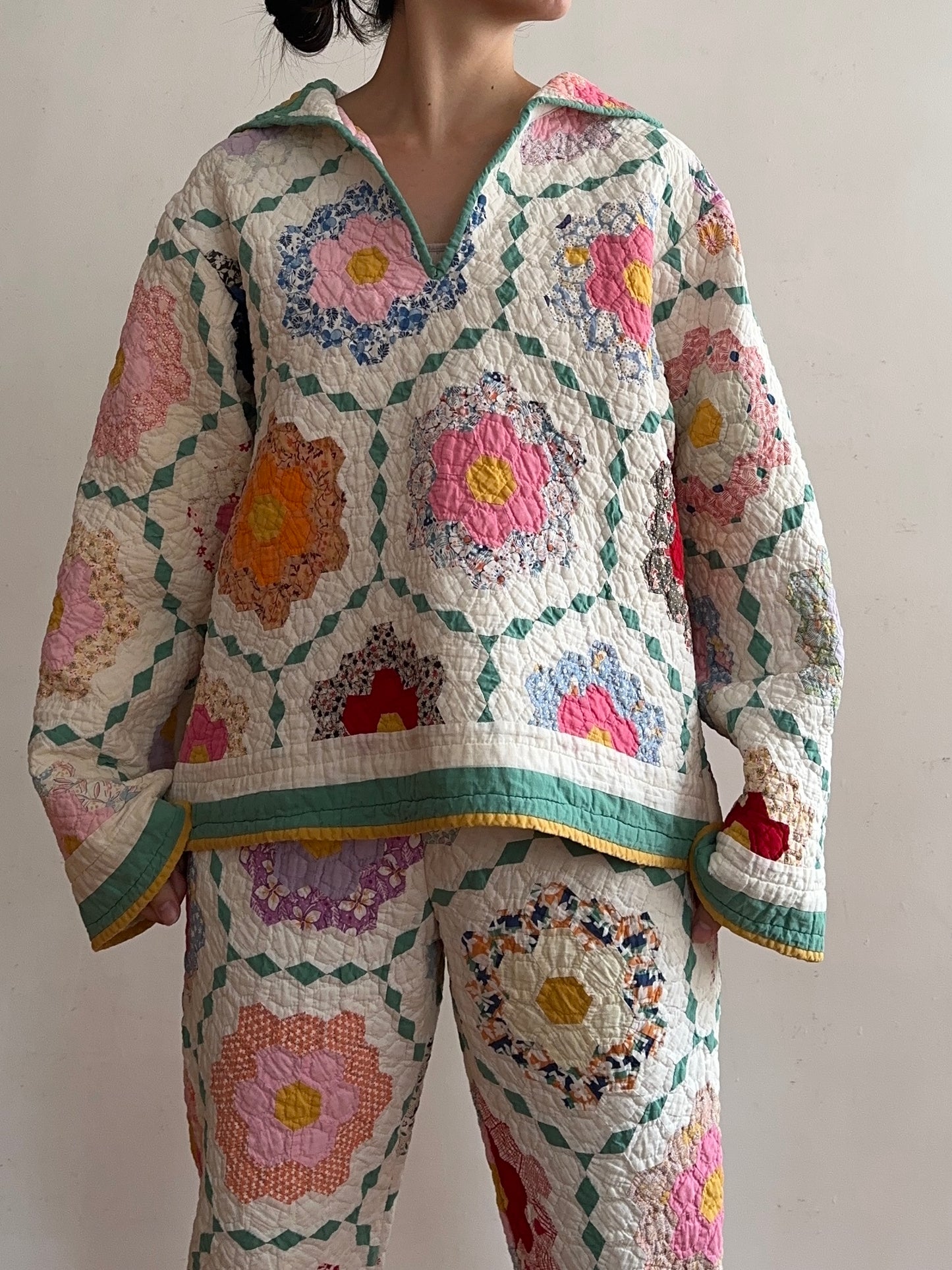 old quilt sailor shirt