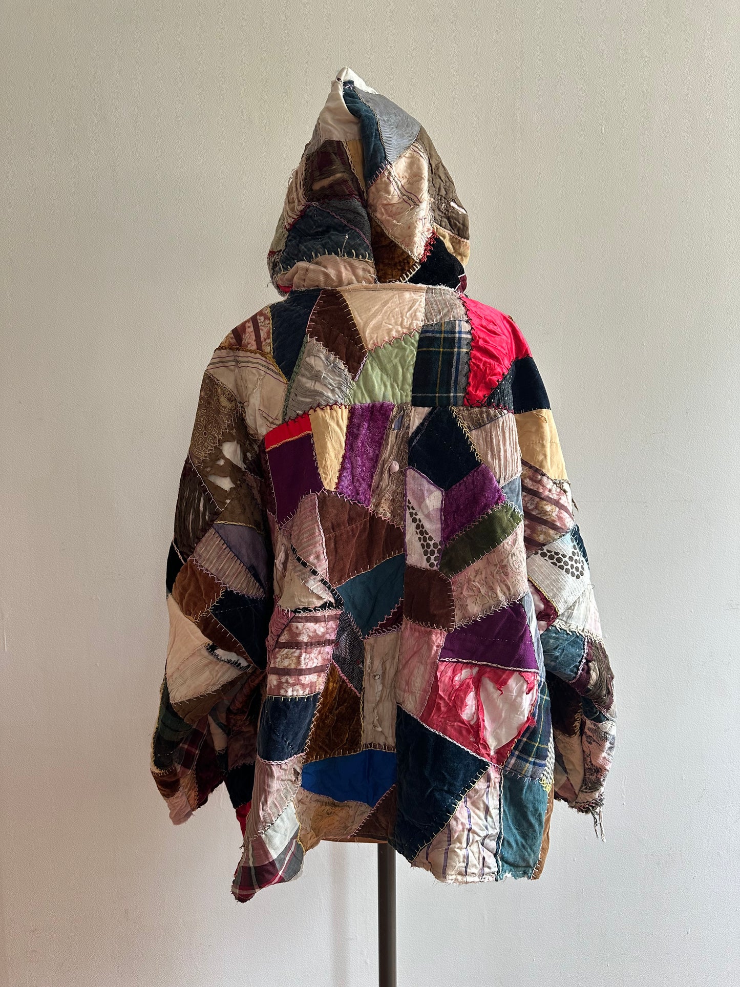 old quilt crazy parka