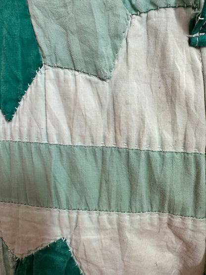 old quilt slim pants “boro”