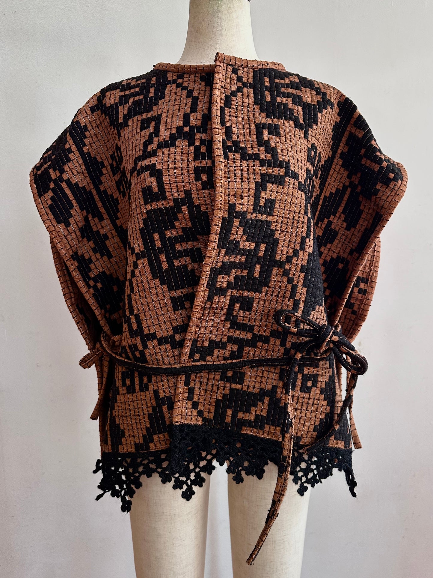 old coverlet wide vest